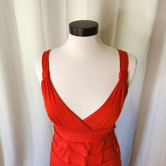 VTG Y2K Max Studio Maxi Ruffle Summer Sun Dress - Picture 4 of 7